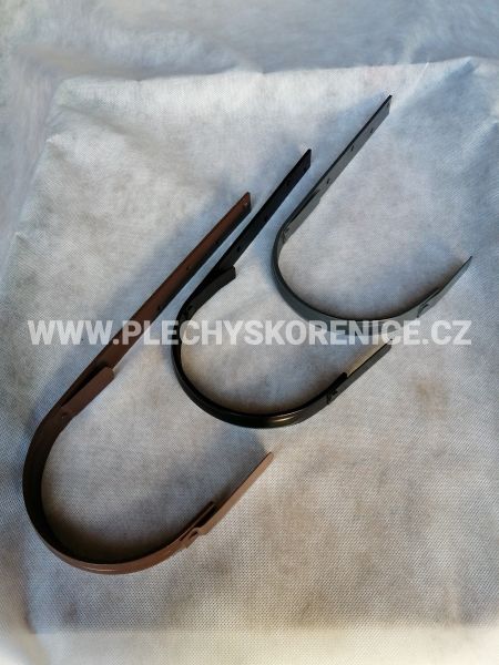 Hák v RAL - 250mm - RAL 8017, 7016, 9005