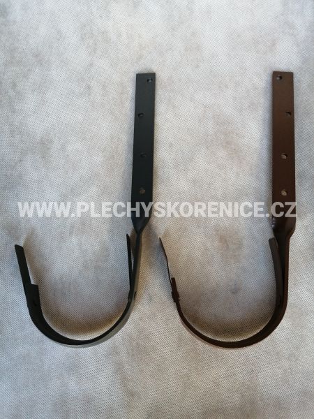 Hák v RAL - 280mm - RAL 8017, 7016, 9005