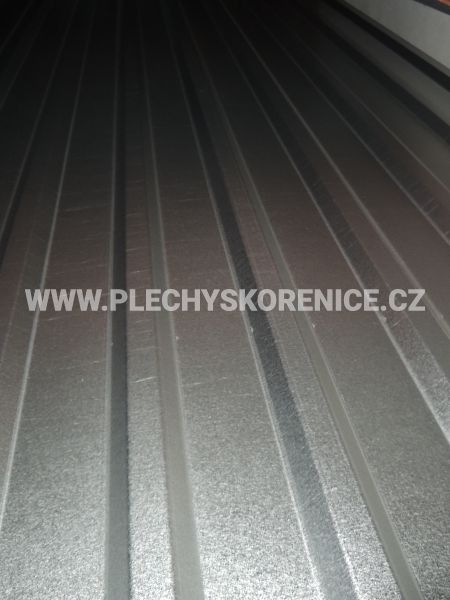 Trapézový plech T18 aluzinek - síla 0,5mm, š. 114/110cm