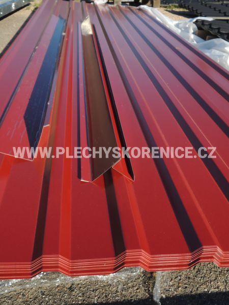 Trapézový plech T18 0,4mm - š. 114/110cm - RAL 3011